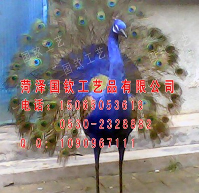 供应仿真孔雀模型1：1仿真动物模型